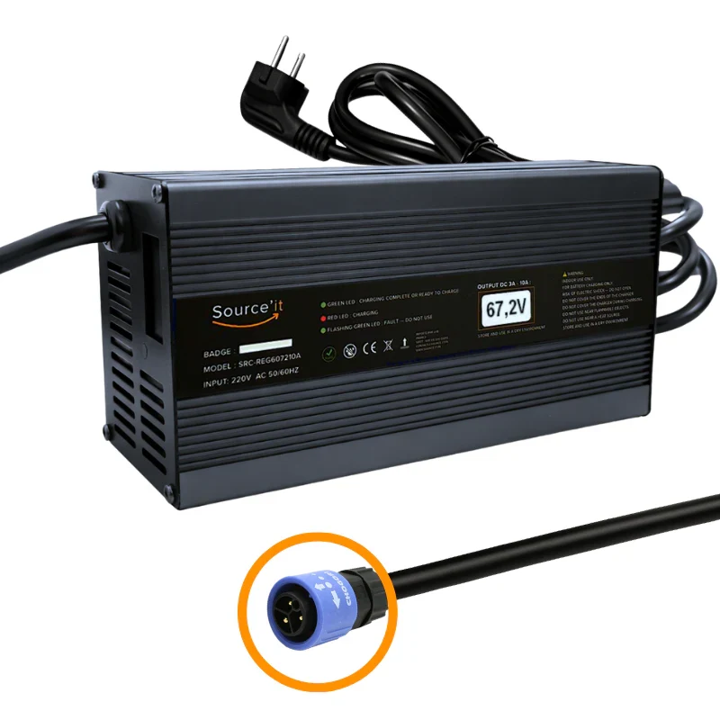 Chargeur Q2 MOONRIDE 60V-67,2V 10A