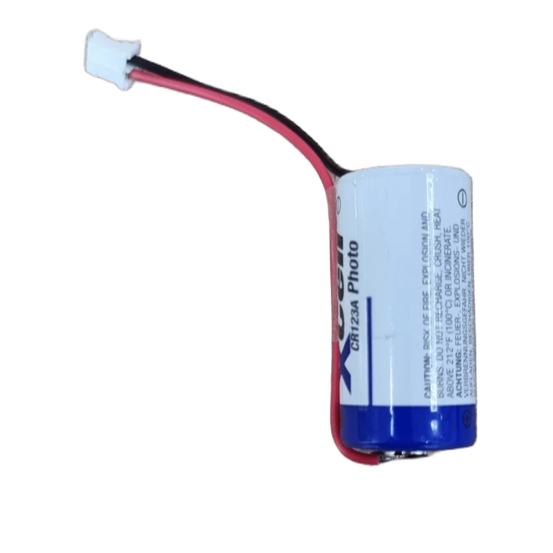 Pile CR123A Verisure 3V 1350mAh avec connecteur