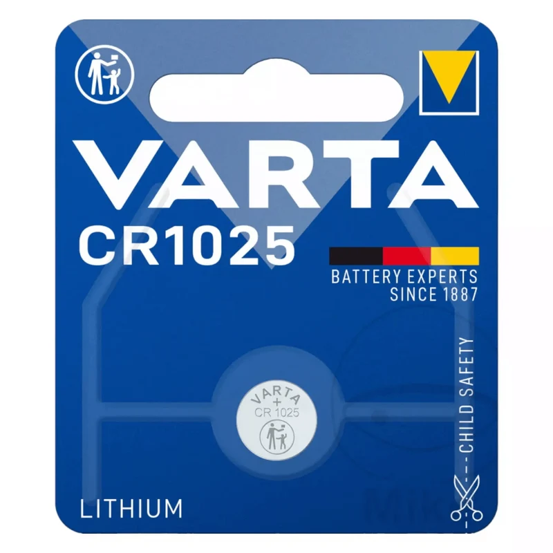 Pile CR1025 3V Lithium bouton longue durée à l’unité