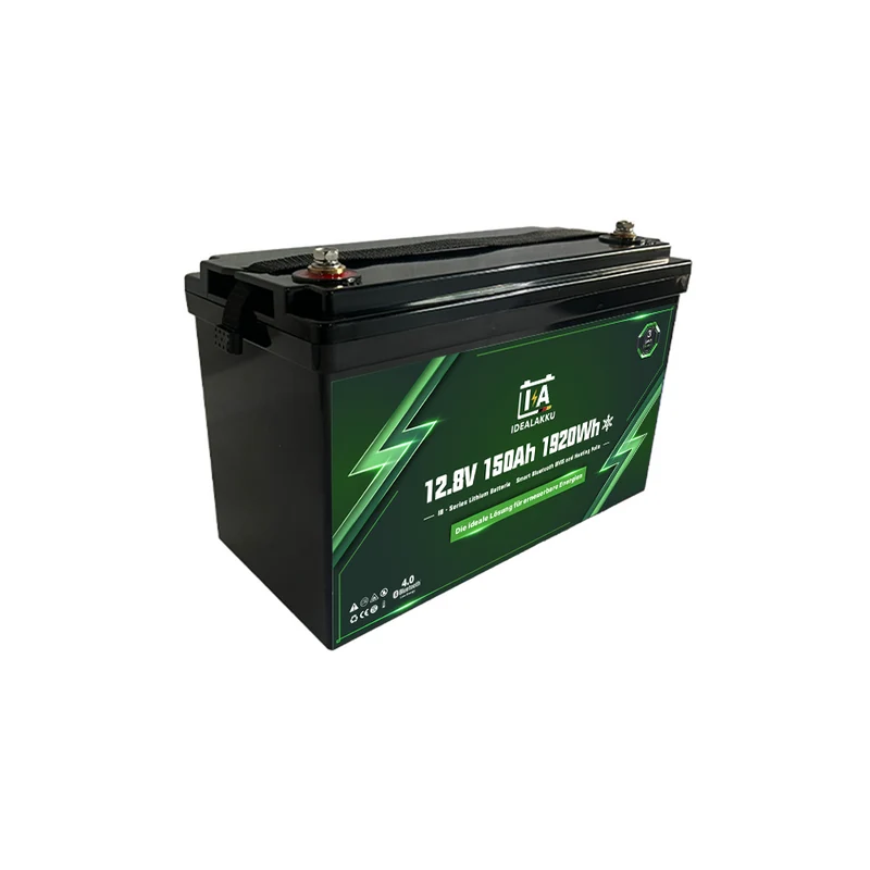 Batterie Lithium LiFePO4 12.8V 150Ah Idealakku IB-12-150H – Remplacement AGM Gel avec BMS & Bluetooth