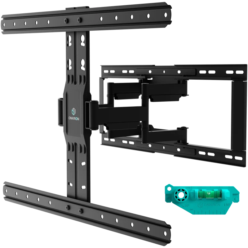 Support mural articulé complet pour 32"-90", charge max. 50 kg, Noir SM6