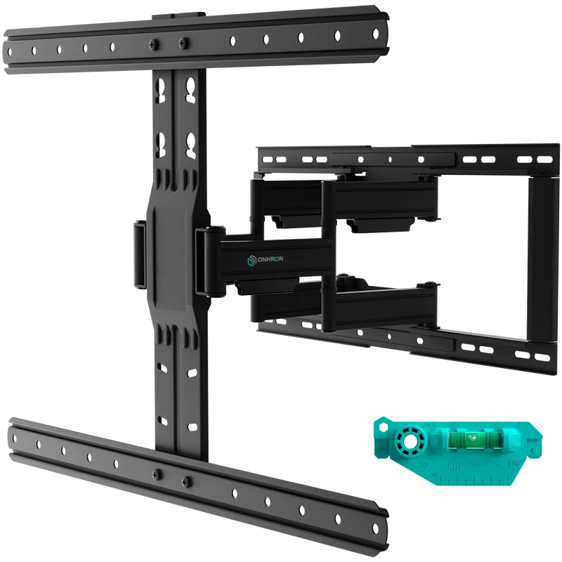 Support mural articulé complet pour 32"-90", charge max. 50 kg, Noir SM6L