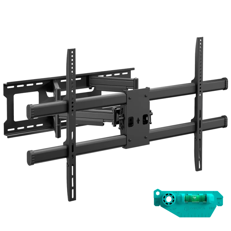 Support mural articulé complet pour 42"-120", charge max. 100 kg, Noir M10