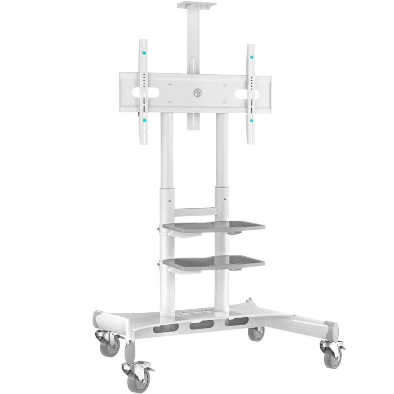 Support Mobile pour Télévision 50"-86", max 105,9 kg, Blanc TS1881