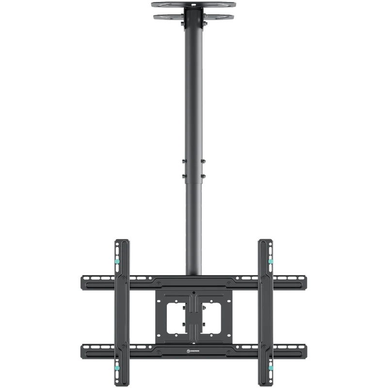 N2L Noir, Support de plafond pour TV de 32" à 80", 68 kg max