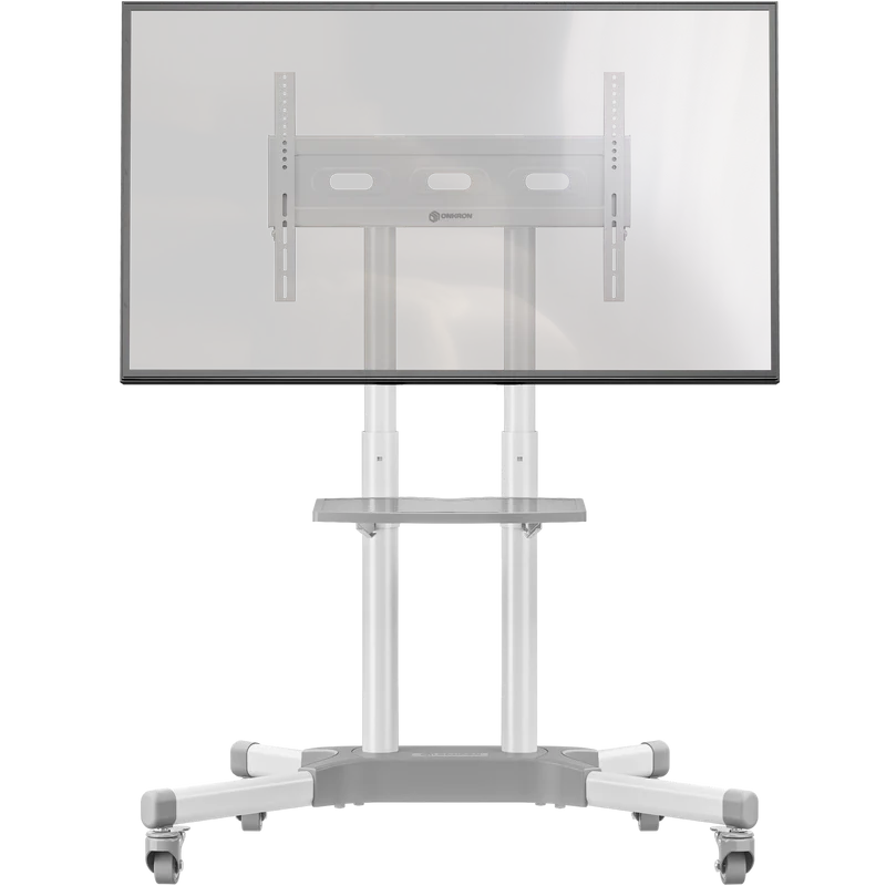 Support Mobile pour Télévision 32"-65", max 50 kg, Blanc TS1351