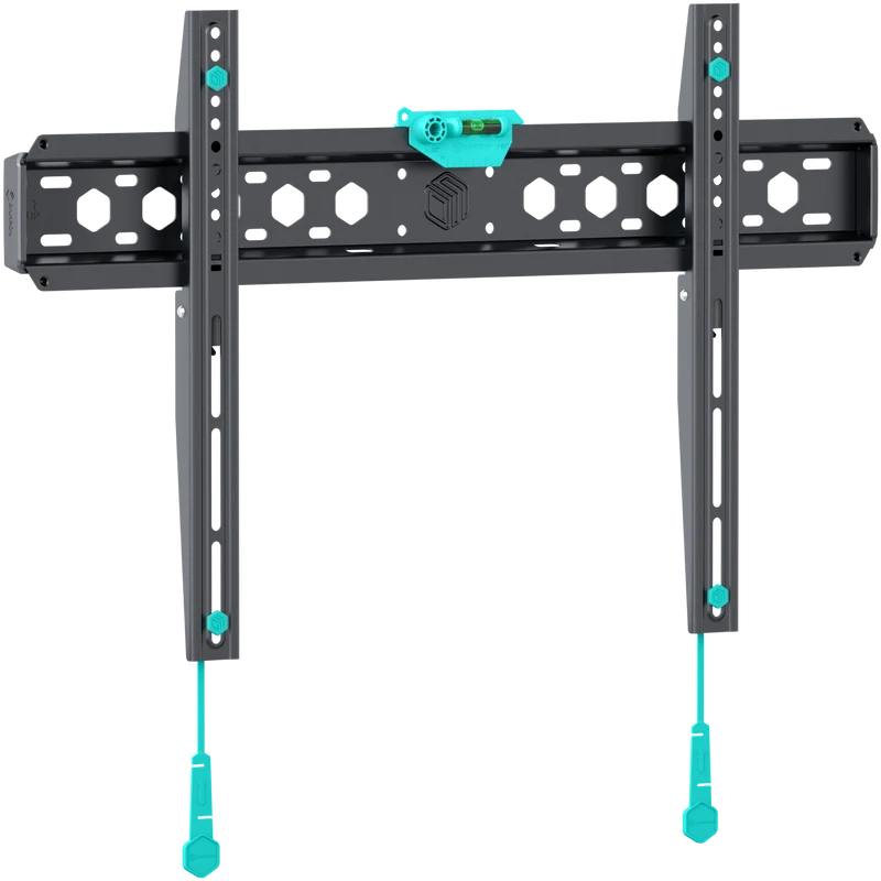 FM6 Support TV mural fixe pour des écrans de 43 à 85 pouces 68 kg max Noir