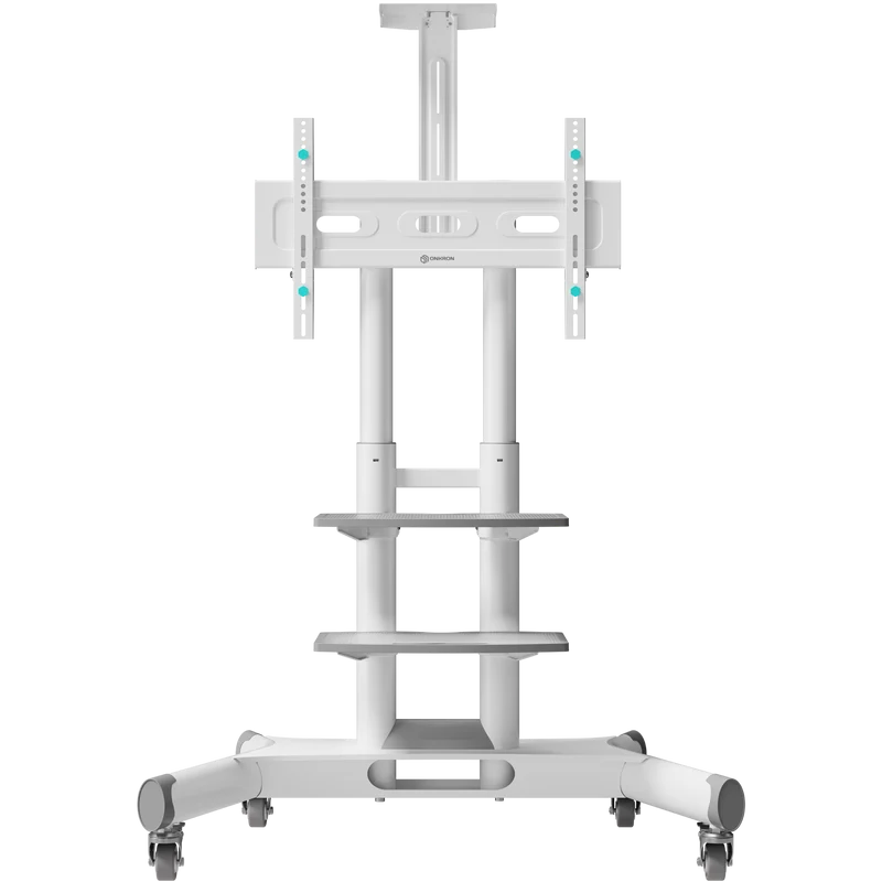 Support Mobile pour Télévision et Écrans Professionnels 40"-70", max 60,5 kg, Blanc TS1552