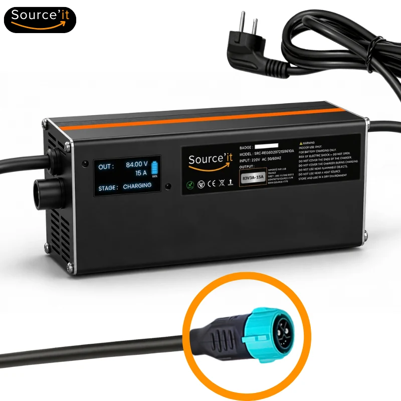 Chargeur Rapide Talaria TL5500 MX5 72V-84V 15A (Batterie d'origine)