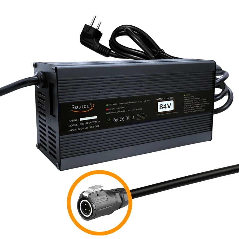 Chargeur E ride PRO SR 72V-84V 10A (Batterie d'origine)
