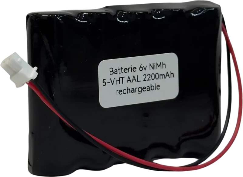 Batterie NiMH 6V 2.2Ah pour alarme Surtec Venus