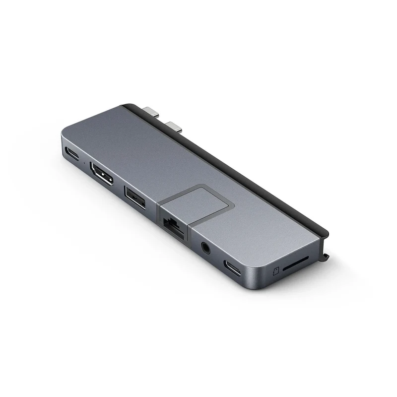Hub USB-C DUO PRO 7-en-2 - Gris