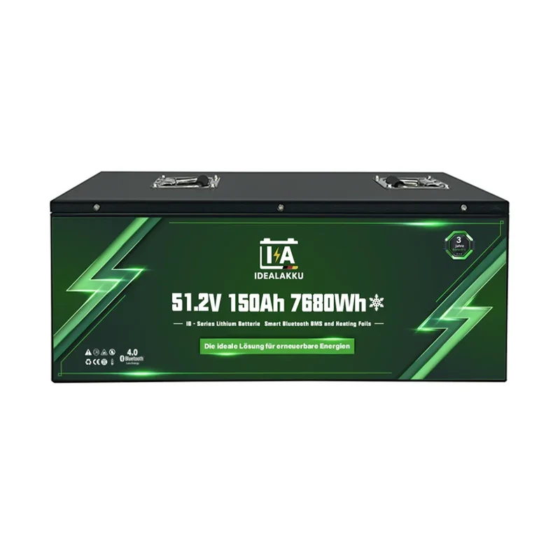 Batterie Lithium LiFePO4 48V 150Ah IDEALAKKU IB-48-150H – Remplacement AGM/GEL 7680Wh