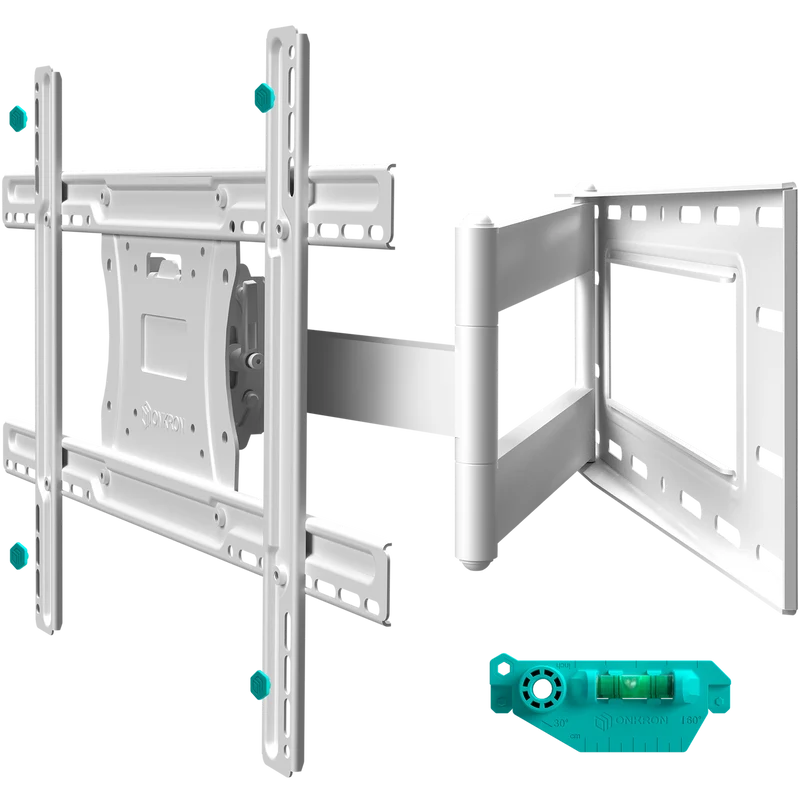 Support mural articulé complet pour 40"-75", charge max. 68 kg, Blanc M7L