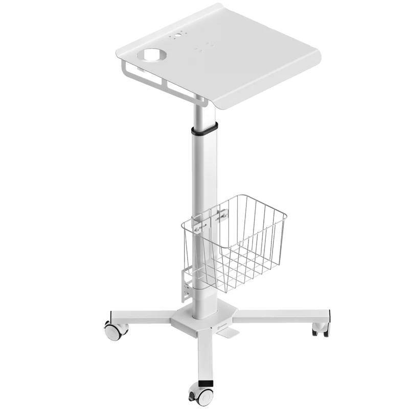 LMG30-W Support sur pied à roulettes pour ordinateur portable, tablette et autre équipement Blanc