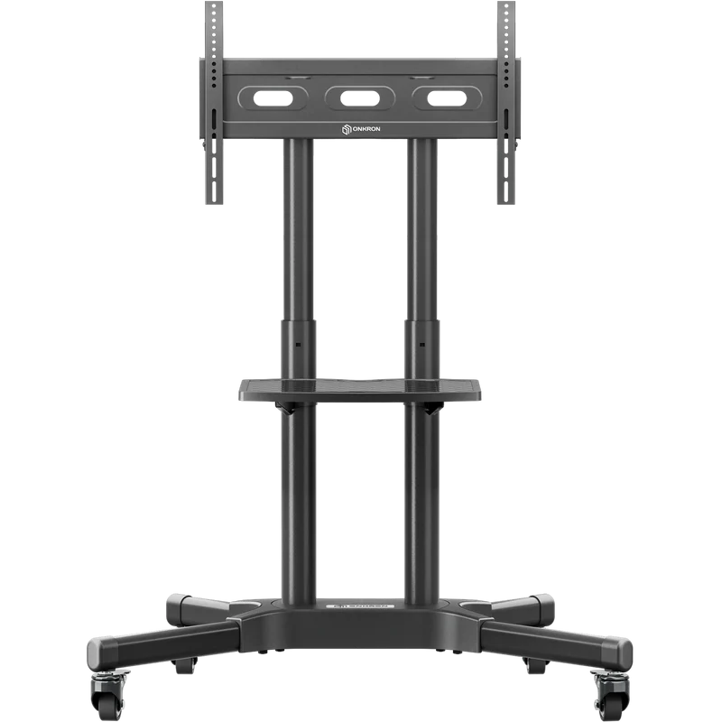 Support Mobile pour Télévision 32"-65", max 50 kg, Noir TS1351