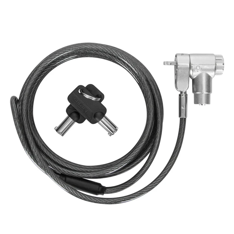 DEFCON™ Ultimate Serrure à câble à clé universelle avec tête de serrure adaptable Slimline
