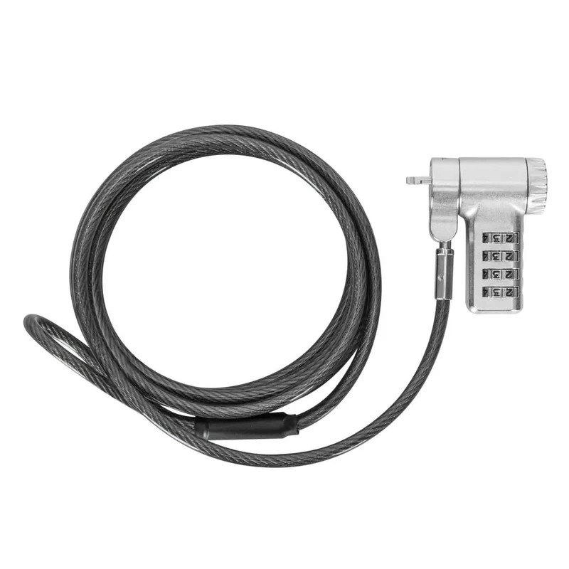 DEFCON® Ultimate Serrure à câble à combinaison universelle sérialisée avec tête de serrure adaptable Slimline - (paquet de 25 B2B)