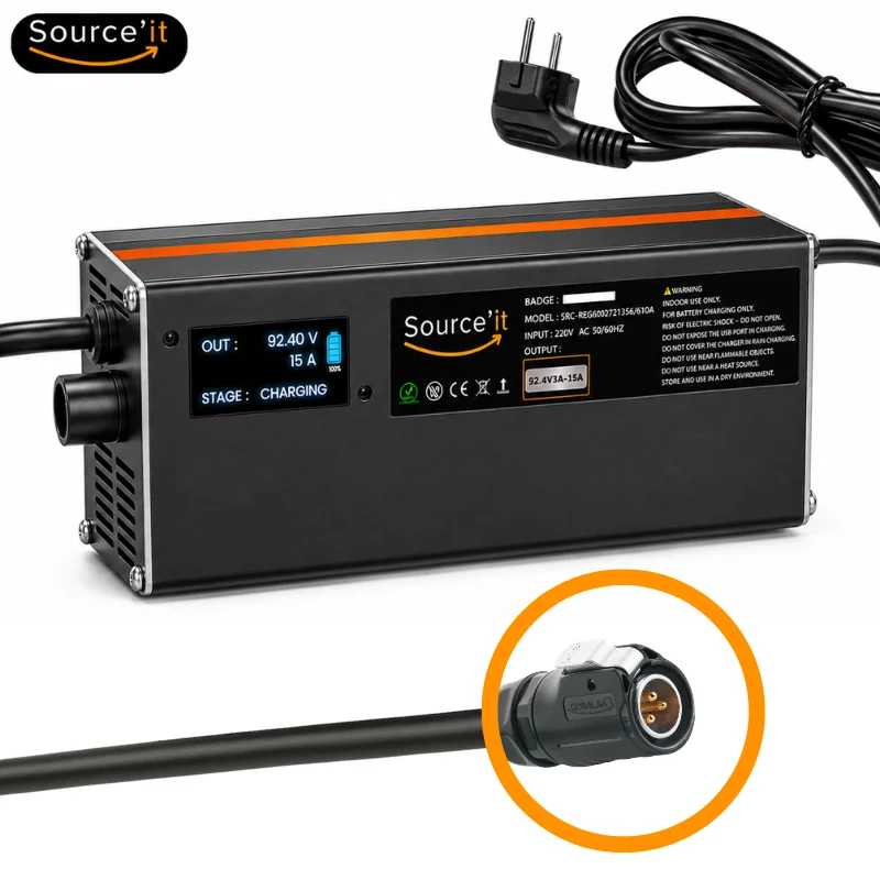 Chargeur Sur-Ron Light Bee 80V-92,4V 15A (Batterie Custom 80V)
