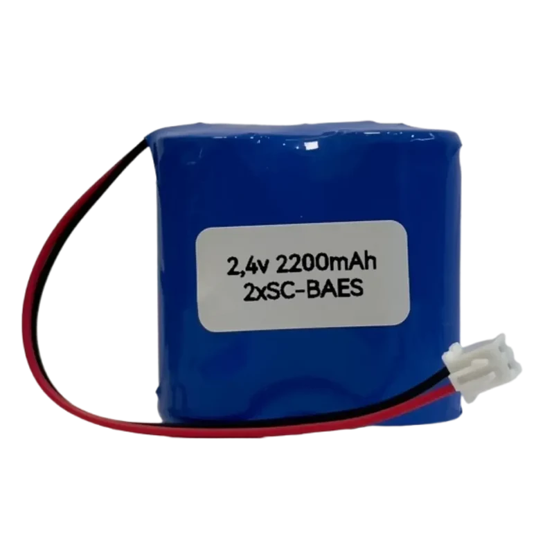 Batterie BAES NiCd 2.4V 2.2Ah avec connecteur