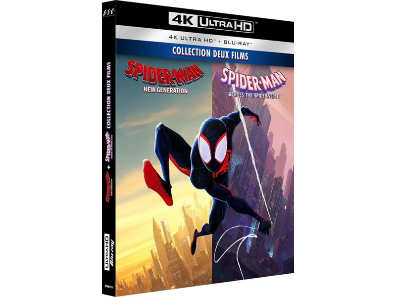 SPIDER-MAN : NEW GENERATION + ACROSS THE SPIDER-VERSE - 2 UHD + 2 BD