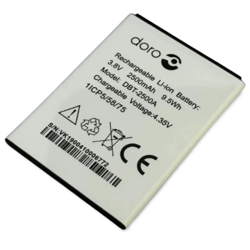 Batterie Doro DBT-2500A 3.8V 2500mAh pour Doro 8035 origine