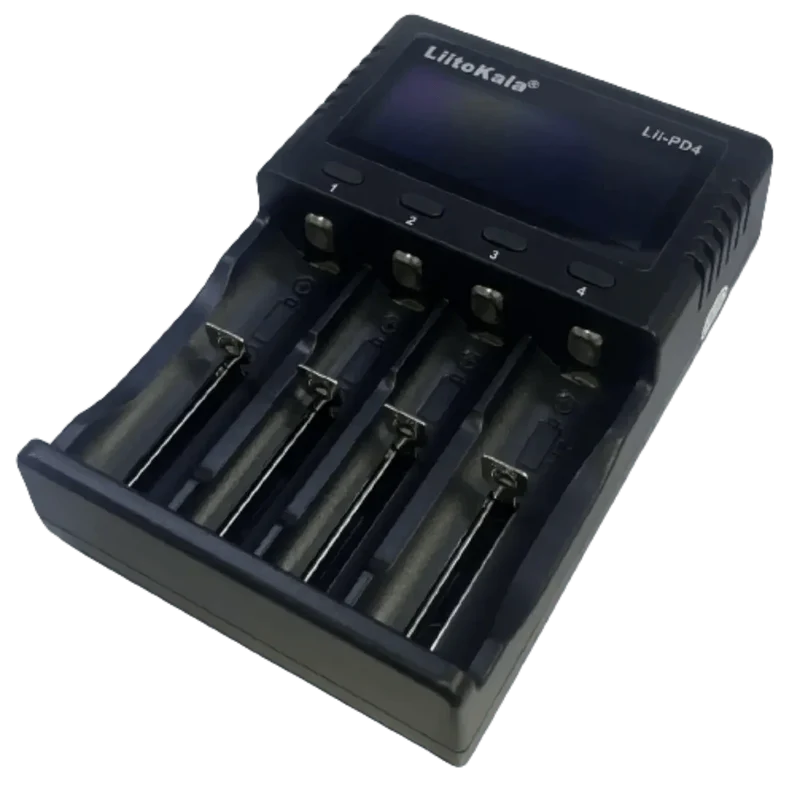 Chargeur batterie intelligent 4x 10440 à 26650
