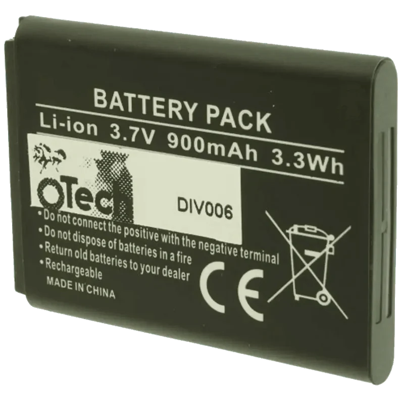 Batterie 3.7V 900mAh Li-Ion pour Lecteur Carte Vitale Kapelse KEX008BL & Sensyl DSC