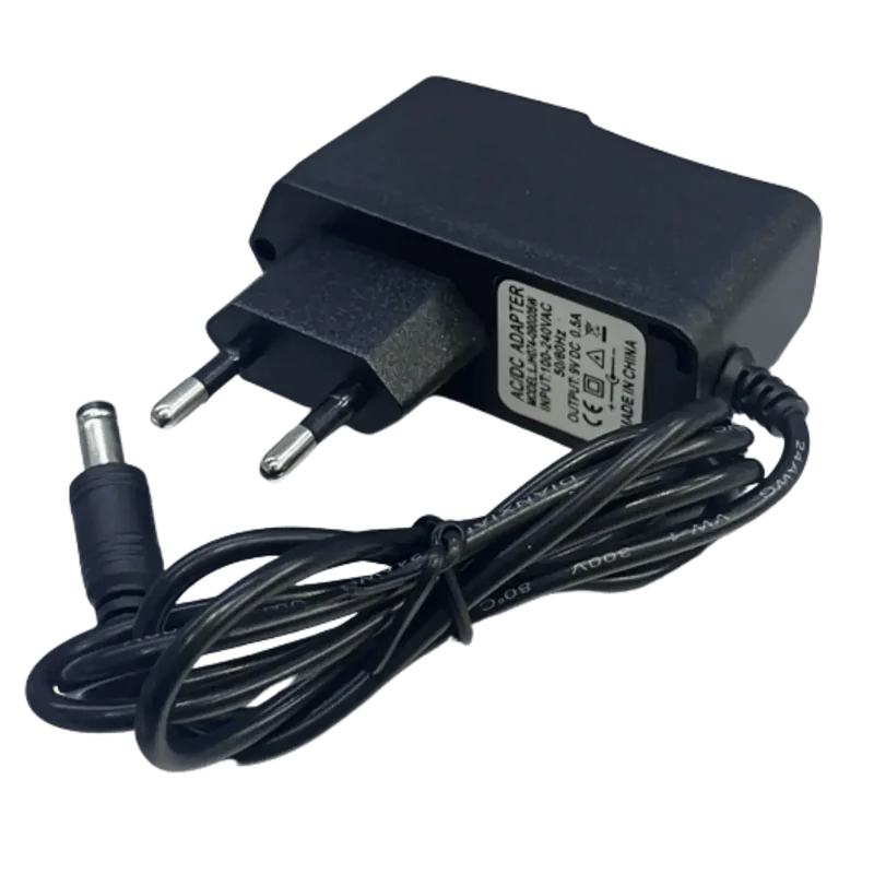 Adaptateur mural AC/DC 220V 9V 500mA Polarité inversée