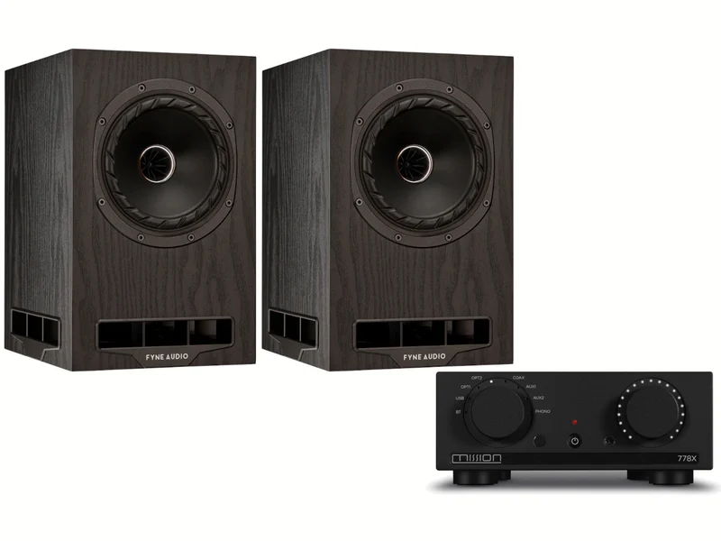 MISSION 778X NOIR + FYNE AUDIO F5E