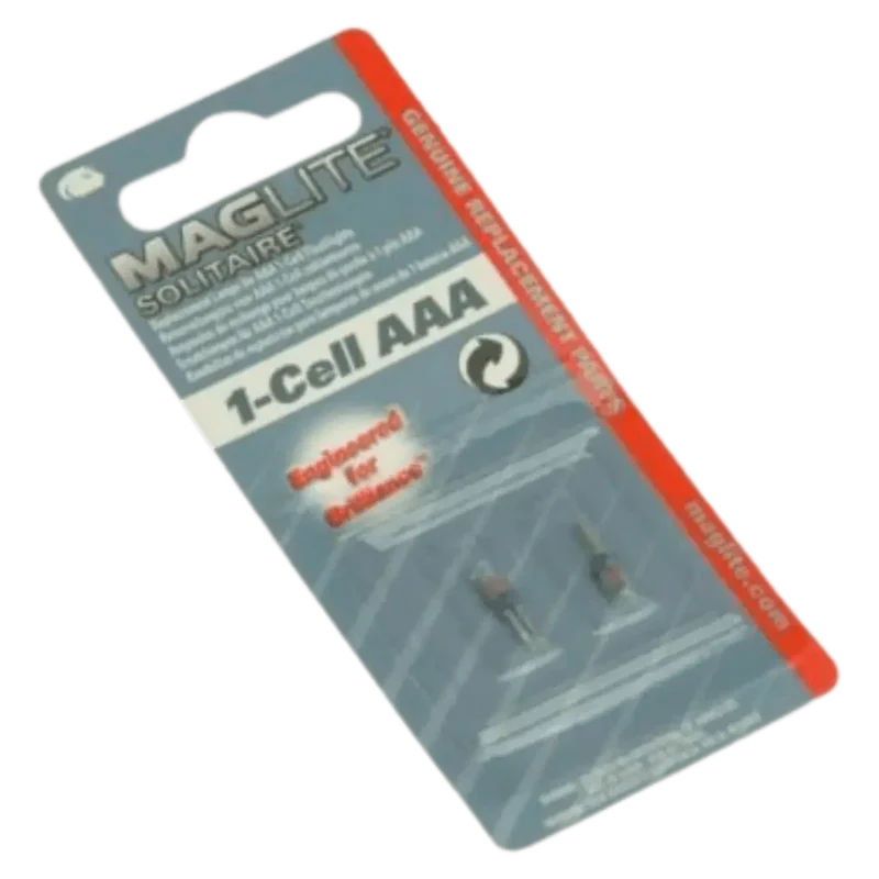 Ampoule Maglite Solitaire 1.5V – Blister de 2 LK3A001