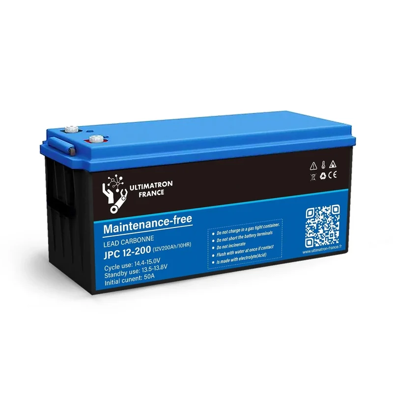 Batterie plomb-carbone 12V - 200Ah - Série JPC
