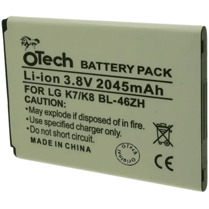 Batterie pour téléphone portable LG K7, K8, M160, X230, M150, M153