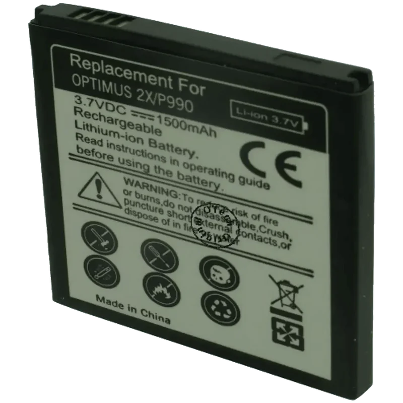 Batterie pour téléphone portable LG FL-53HN, G2X, OPTIMUS, P920, P990