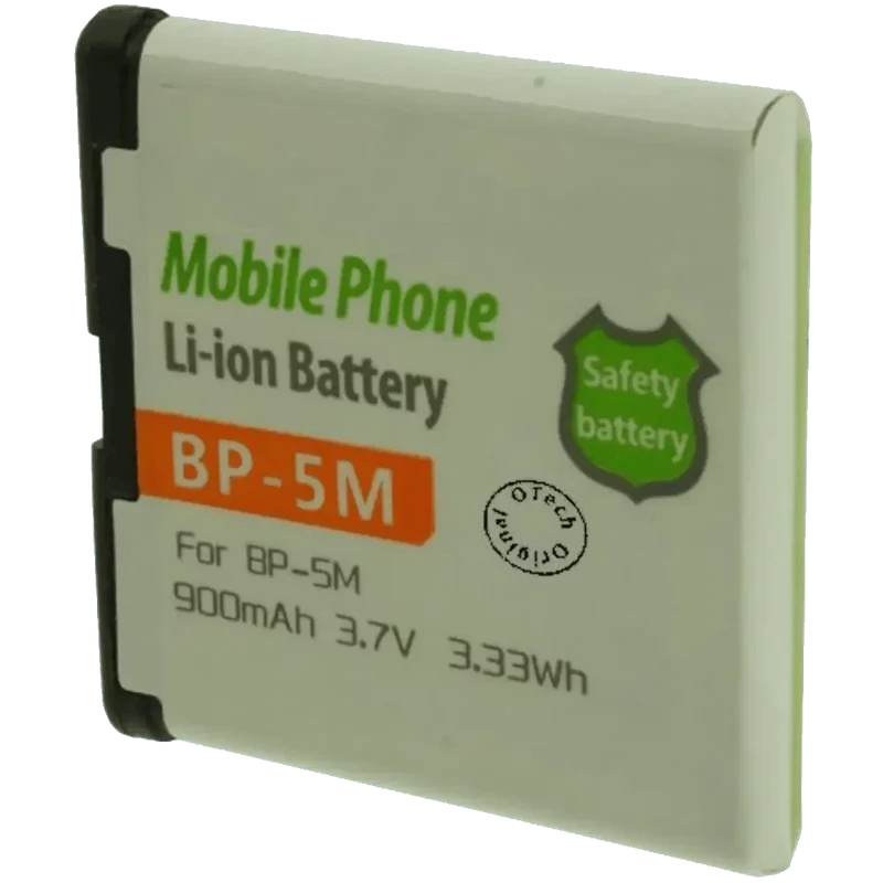 Batterie BP-5M pour téléphone portable Nokia serie 56XX, 6220, 6500
