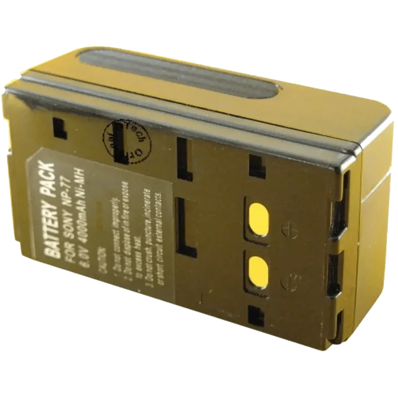 Batterie Sony NP-55 compatible 6V 4400mAh 2 contacts