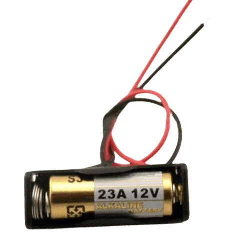 Support pile 12V 23A sortie fils