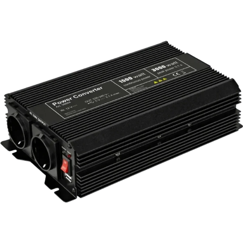 Convertisseur de tension 1500W 12VDC vers 230VAC