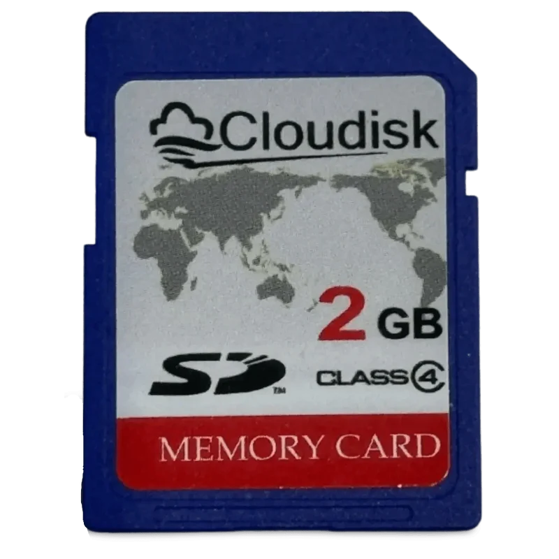 Carte Mémoire SD 2Go Class 4 – 15MB/s Compatible Appareil Photo & GPS