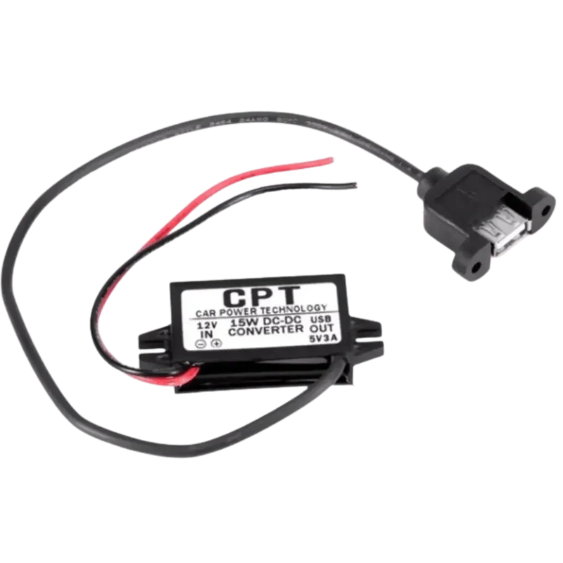 Chargeur pour voiture, convertisseur 12V à 5V avec USB