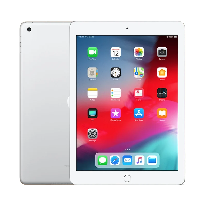 Apple iPad 6 128Go GPS + Cellulaire - Argent - Excellent