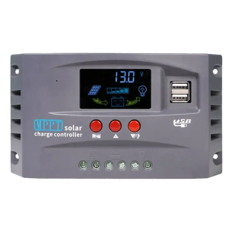 Régulateur de Charge MPPT Solaire 12-24V 10A