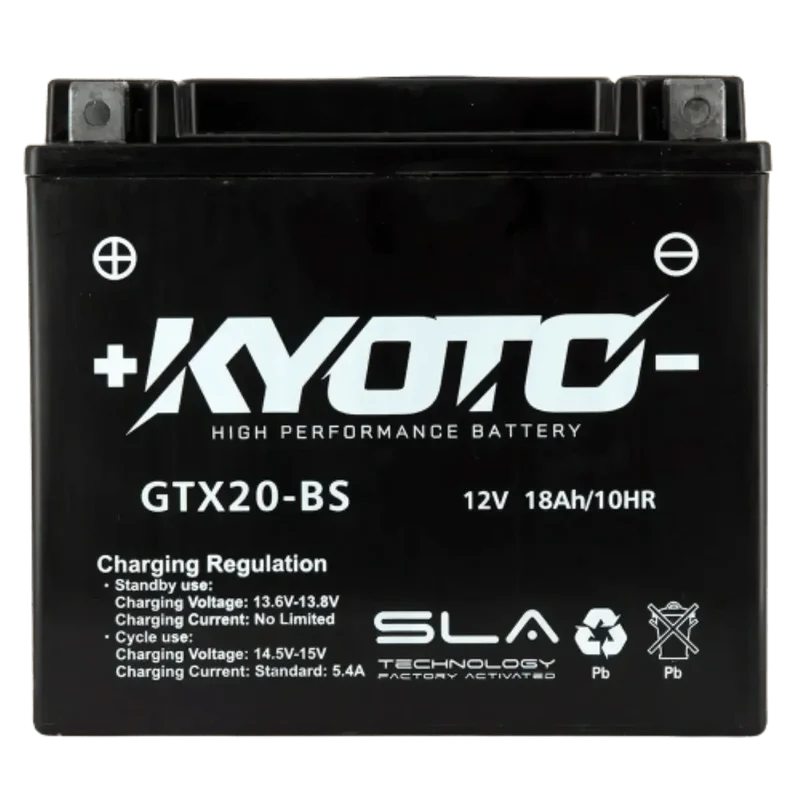 Batterie Moto KYOTO GTX20-BS 12V 18Ah AGM – YTX20-BS