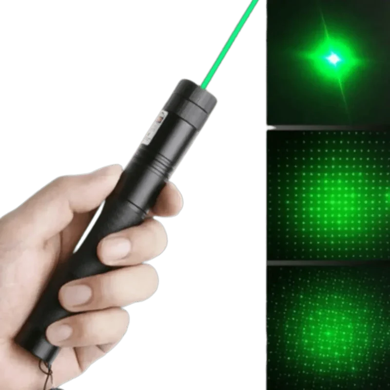 Pointeur laser vert rechargeable avec batterie amovible