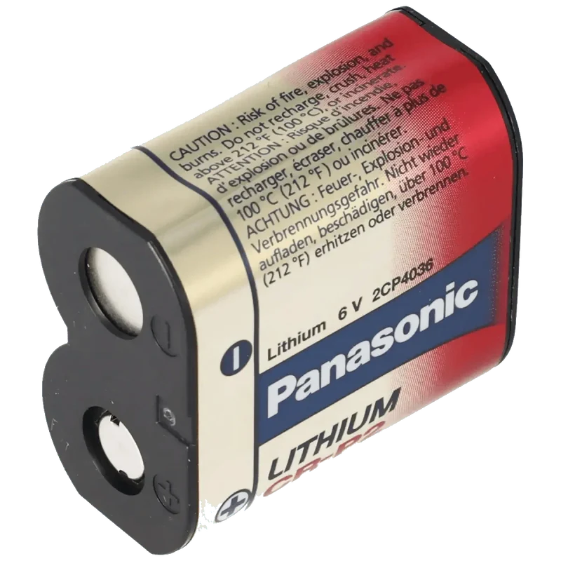 Pile lithium CR-P2 6 V 223A pour photo et robinet électronique