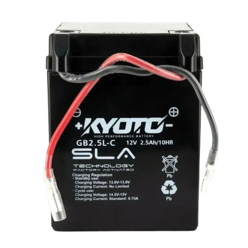 Batterie Moto KYOTO GB2.5L-C 12V 3Ah AGM – Sans Entretien Prête à l'Emploi