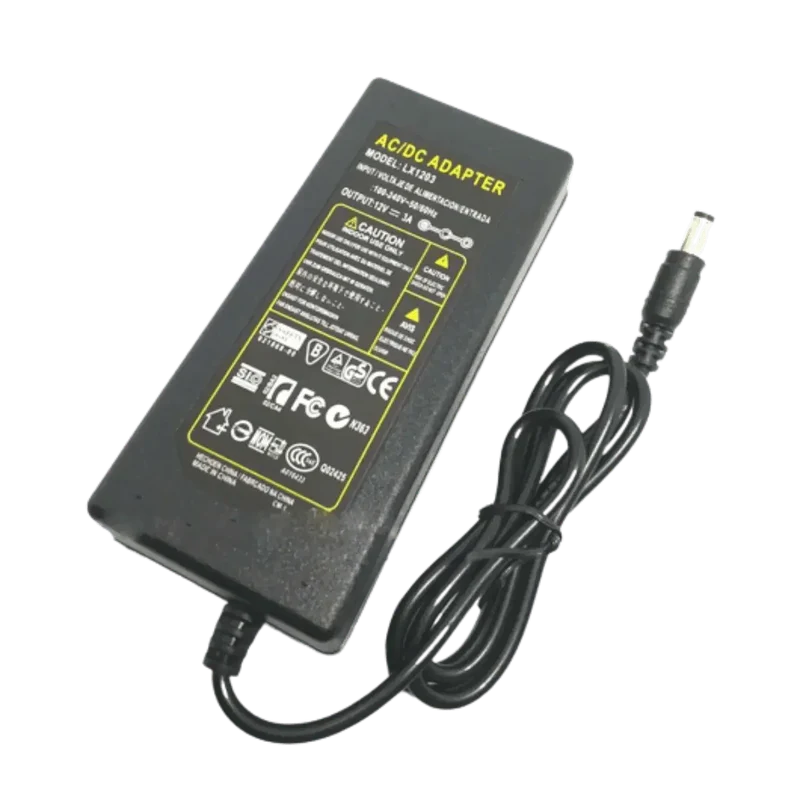Alimentation AC/DC 12V 3A 36W – Adaptateur Secteur 230V Tension Fixe
