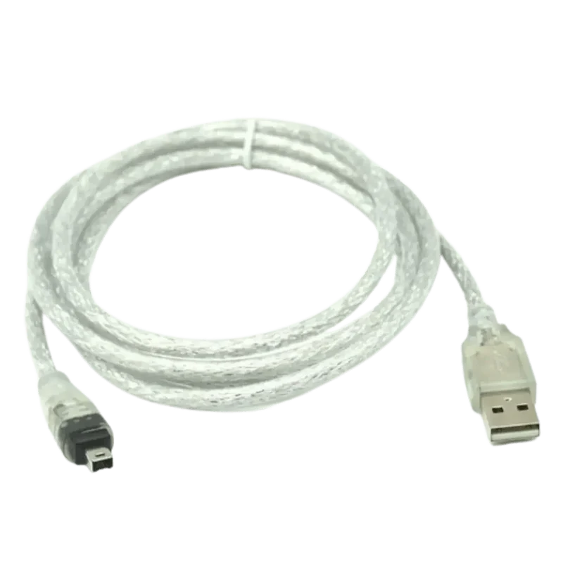 Câble Adaptateur USB Mâle vers Firewire IEEE 1394, 4 Broches Ilink Mâle
