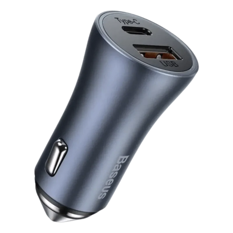 Chargeur allume cigare 12V voiture 40W USB-C et USB