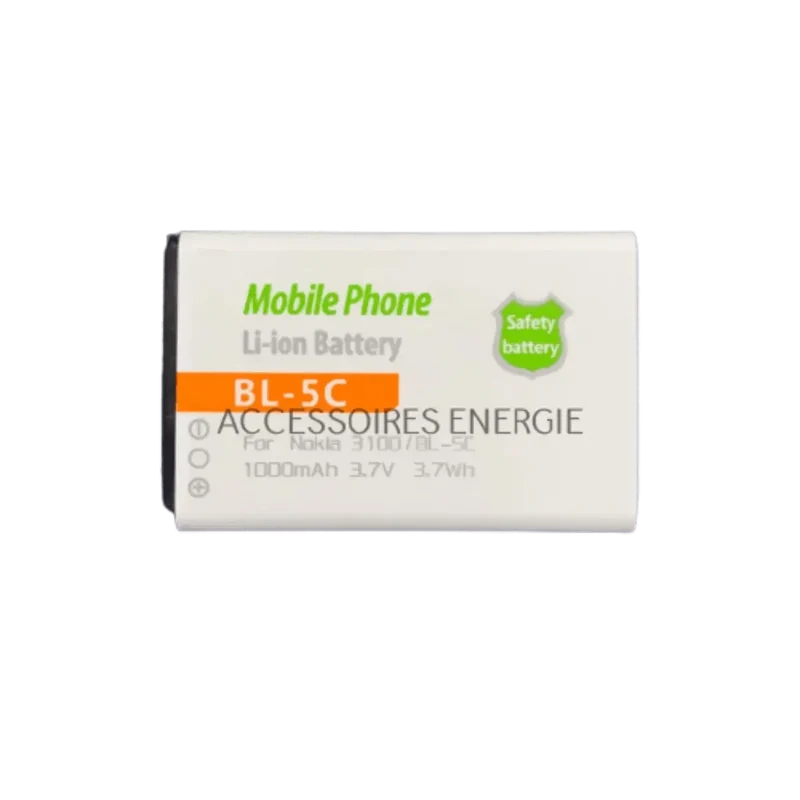 Batterie BL-5C 3.7V 1000mAh pour Nokia Doro Aiptek